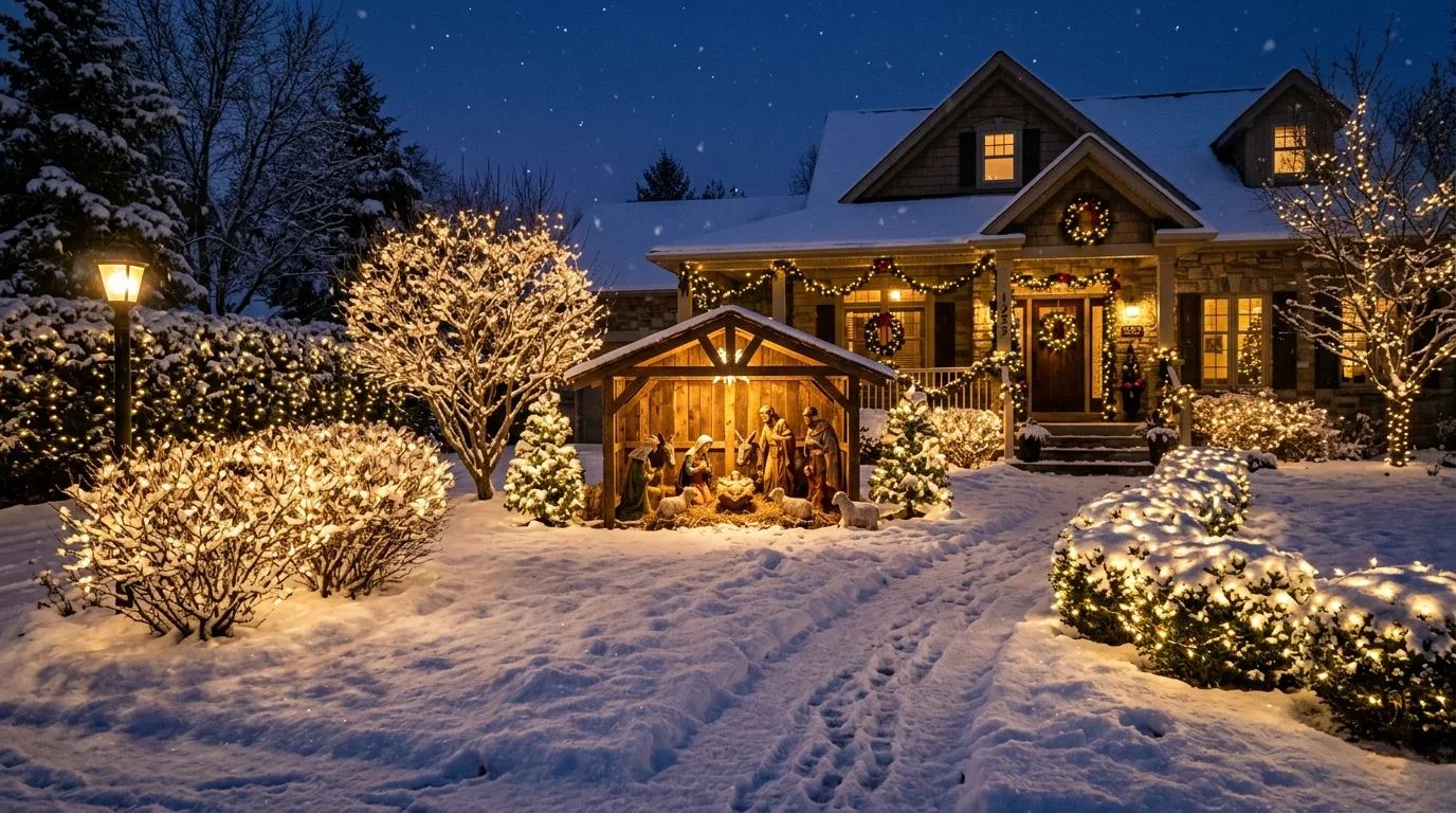 12 Front Yard Christmas Decor Ideas for a Magical Look